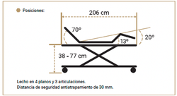 Cama XXL 350 de TECNIMOEM care con Carro elevador