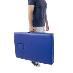 Klappbare Massageliege aus Aluminium mit Kopfstütze und tragbar