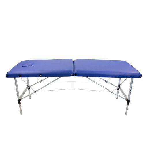 Klappbare Massageliege aus Aluminium mit Kopfstütze und tragbar