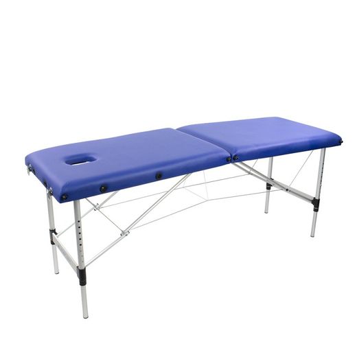 Klappbare Massageliege aus Aluminium mit Kopfstütze und tragbar