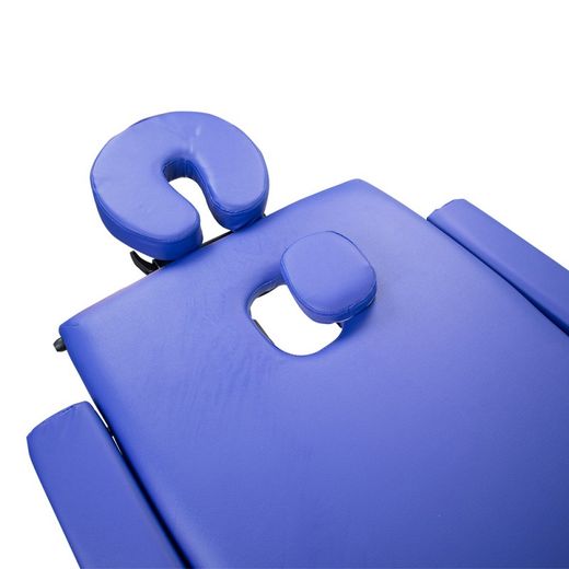 Klappbare Massageliege aus Aluminium mit Kopfstütze und tragbar