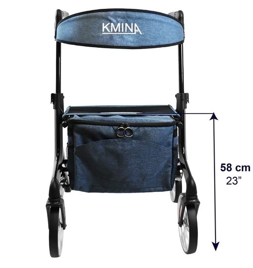 Déambulateur, déambulateur pour personnes de grande taille de 1,70 à 2,00 mètres