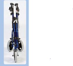 Déambulateur à 3 roues, delta en aluminium