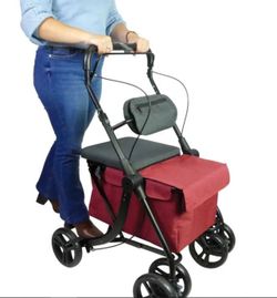 Chariot de courses, déambulateur, double capacité