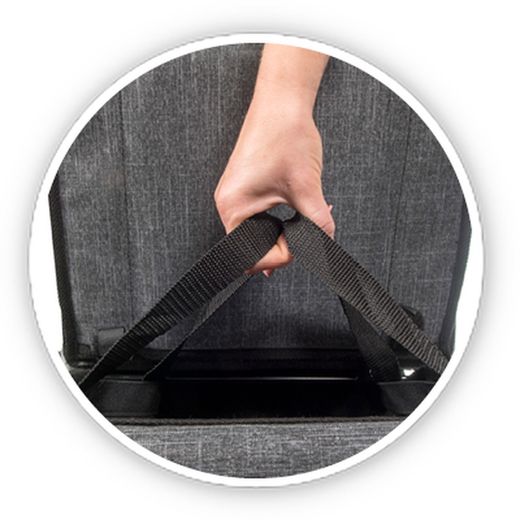 Carlett Comfort Assist Einkaufswagen mit Sitz