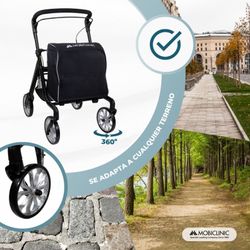 Carro de compra con asiento XXL