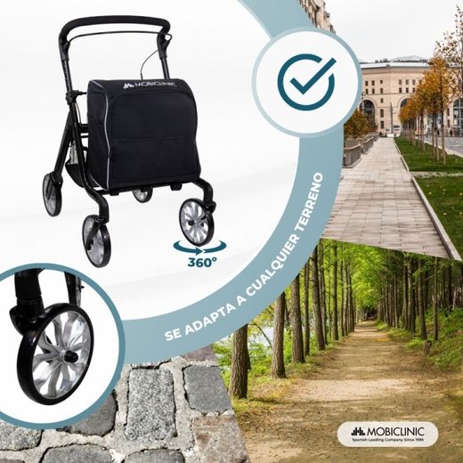 Carro de compra con asiento XXL