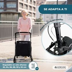 Carro de compra con asiento XXL