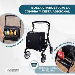 Carro de compra con asiento XXL