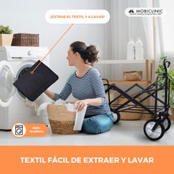 Chariot de transport pliable pour la plage et le jardin Duna Pro