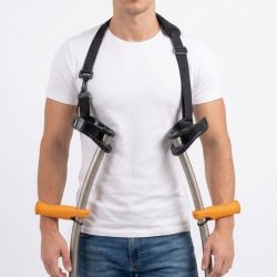 Sangle mains libres pour béquilles