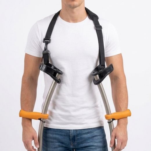 Sangle mains libres pour béquilles