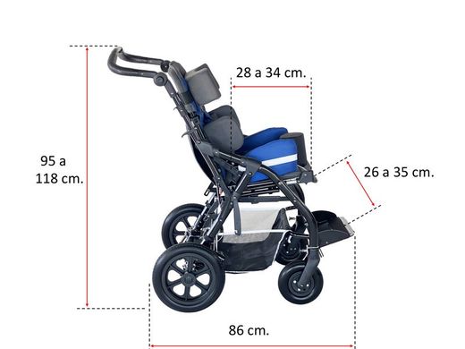 Tucan Kinderwagen mit Neigungs- und Liegefunktion