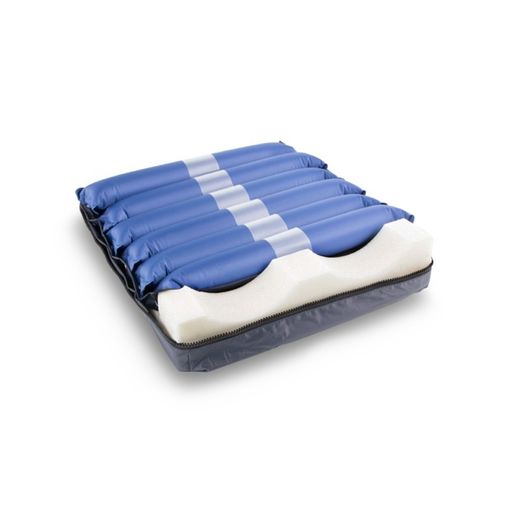 Coussin d'air anti-escarres, à cellules alternées, avec compresseur ARES réglable