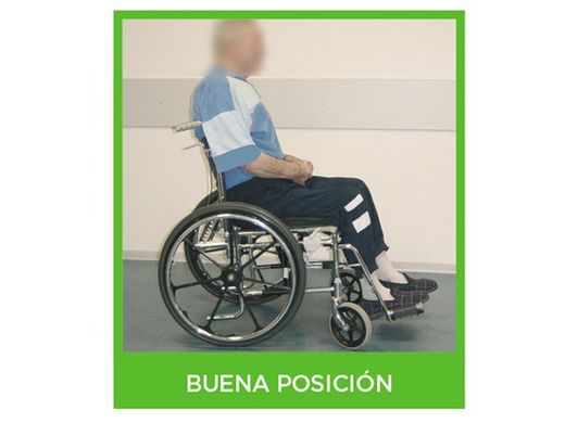 Anatomisches VISCOFLEX-Antidekubituskissen mit beweglichem Abduktor.