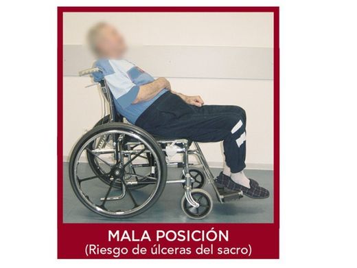 Anatomisches VISCOFLEX-Antidekubituskissen mit beweglichem Abduktor.