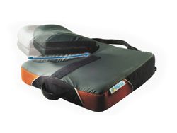 Anatomisches VISCOFLEX-Antidekubituskissen mit beweglichem Abduktor.