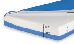 Colchon Viscoelastico Ortopedico Sanitario 12+3