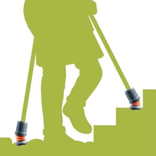 Ponta com amortecedor flexyfoot