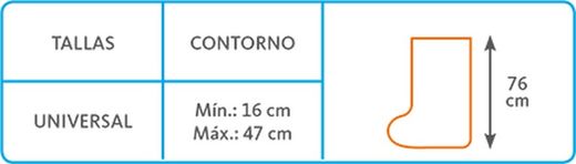 Capa de gesso e órtese pediátrica para perna longa