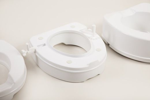 Toilettensitzerhöhung able2. Höhe 10 cm.