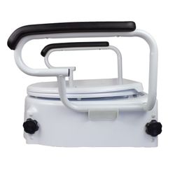 Elevador WC ,Con tapa ,Adaptable ,Regulable, Inclinable ,Reposabrazos abatibles