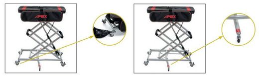 Elektrischer Lifter Wellell Zeus für Stühle und Scooter mit einem Gewicht von bis zu 50 kg.