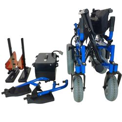 Silla de ruedas emblema, asiento graduable y respaldo reclinable
