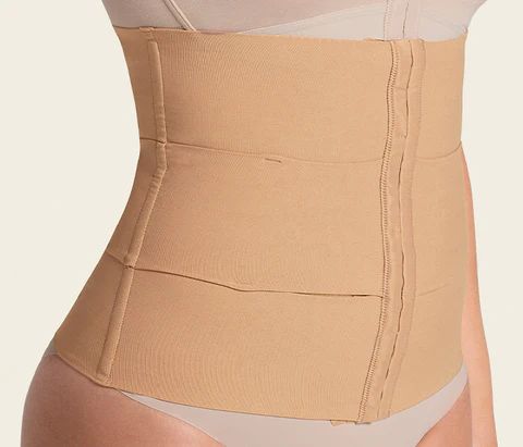 Faja cinturilla de control moderado con bandas anatómicas