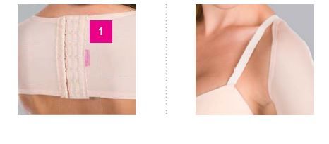 Gaine de bras lipoélastique à manches longues