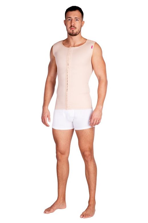 Faja post liposucción lipoelastic, masculina hasta caderas