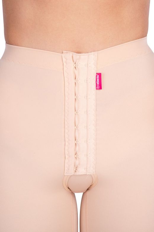 Gaine lipoélastique post liposuccion, jusque sous les genoux