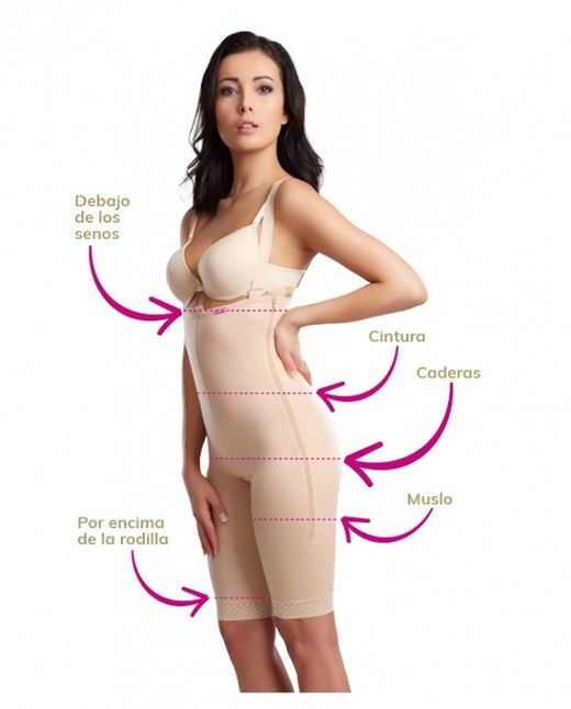 Gaine culotte lipoélastique post liposuccion 1ère et 2ème phase