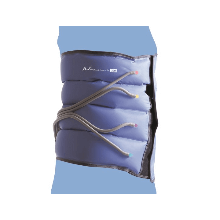 Faja para presoterapia con 4 secciones L