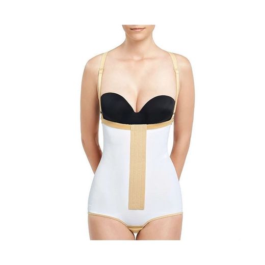 Ceinture de liposuccion abdominale Voe post avec sangles, renforcée et fermeture à agrafes