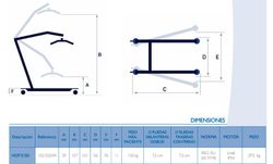 Hop E-150 Hebe- und Transferkran + KOSTENLOSER STANDARDGURT 540