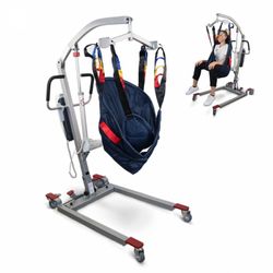 Elektrokran mit freiem Gurtzeug, einstellbar bis 135 kg