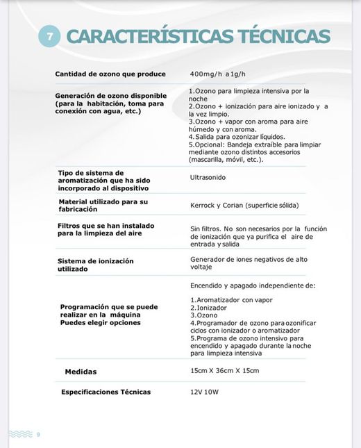 Ionisator und Ozonierung