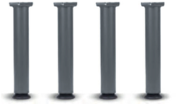 Juego de patas para somier TECNIMOEM care de altura regulable con nivelador de 25 a 36 cms. y de 35-46cms.
