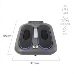 Masajeador pies y piernas con vibración y Control remoto con panel de control Vibfit