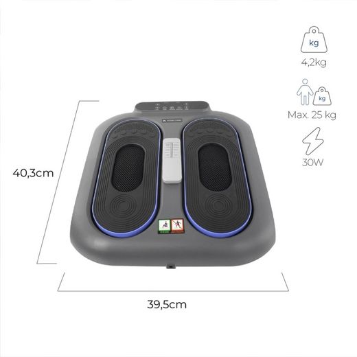 Masajeador pies y piernas con vibración y Control remoto con panel de control Vibfit