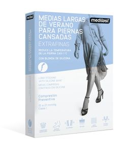 Medias largas compresión preventiva de verano medilast