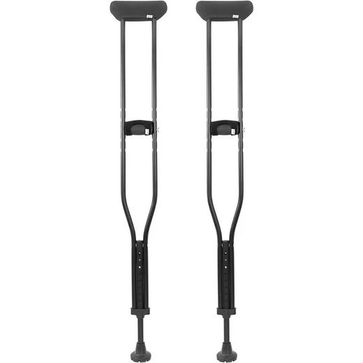 Muletas axilares acolchadas de aluminio, kmina