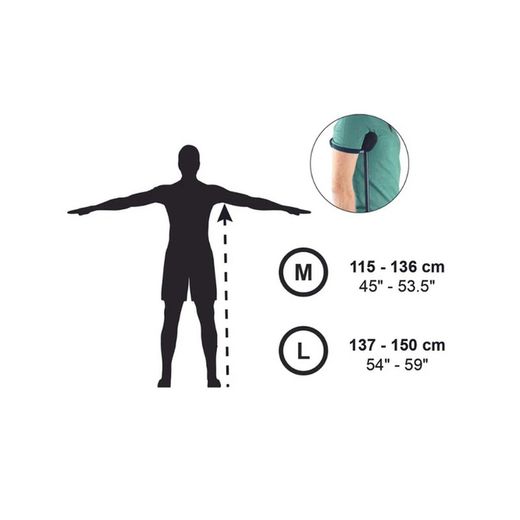 Muletas axilares acolchadas de aluminio, kmina