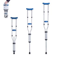 Béquilles pliables universelles sous les aisselles (3 tailles en 1)