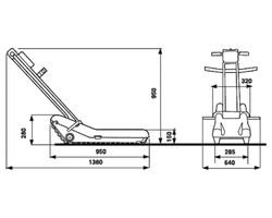 Caterpillar monte-escalier sherpa 957/958 Wellell