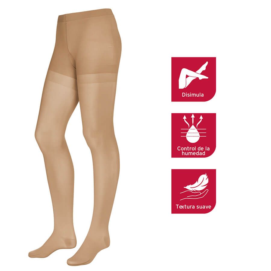 Panty Jobst Opaque Antracita / 1 / Regular / Hombre / Abierta / CLASE 1