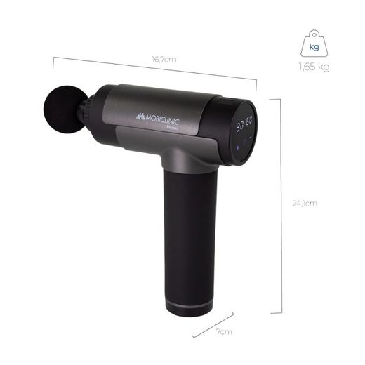 Pistolet de massage musculaire, portable 6 têtes