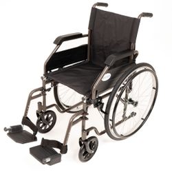 Silla de ruedas de acero ligero rueda 600