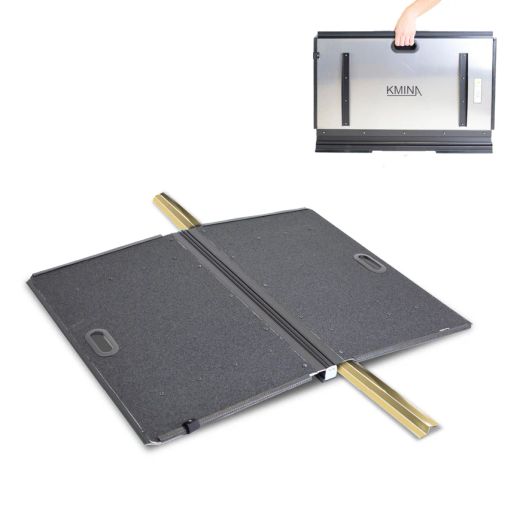 Kmina K10072 Aluminium-Rollstuhlrampe, klappbar